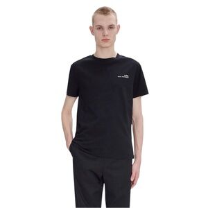 A.P.C. Black T Shirt Standard XL Casual Quiet Luxury